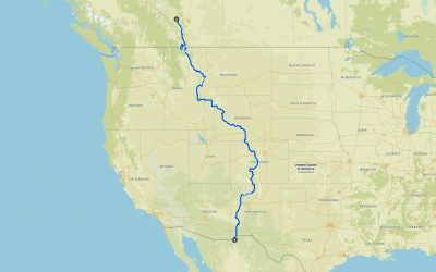 GDMBR Route – 2700 Miles