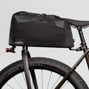Tailfin Carbon Cargopack, with Through Axle mount. 12ltr